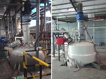 為客戶專門設(shè)計(jì)的3000L加氫反應(yīng)釜